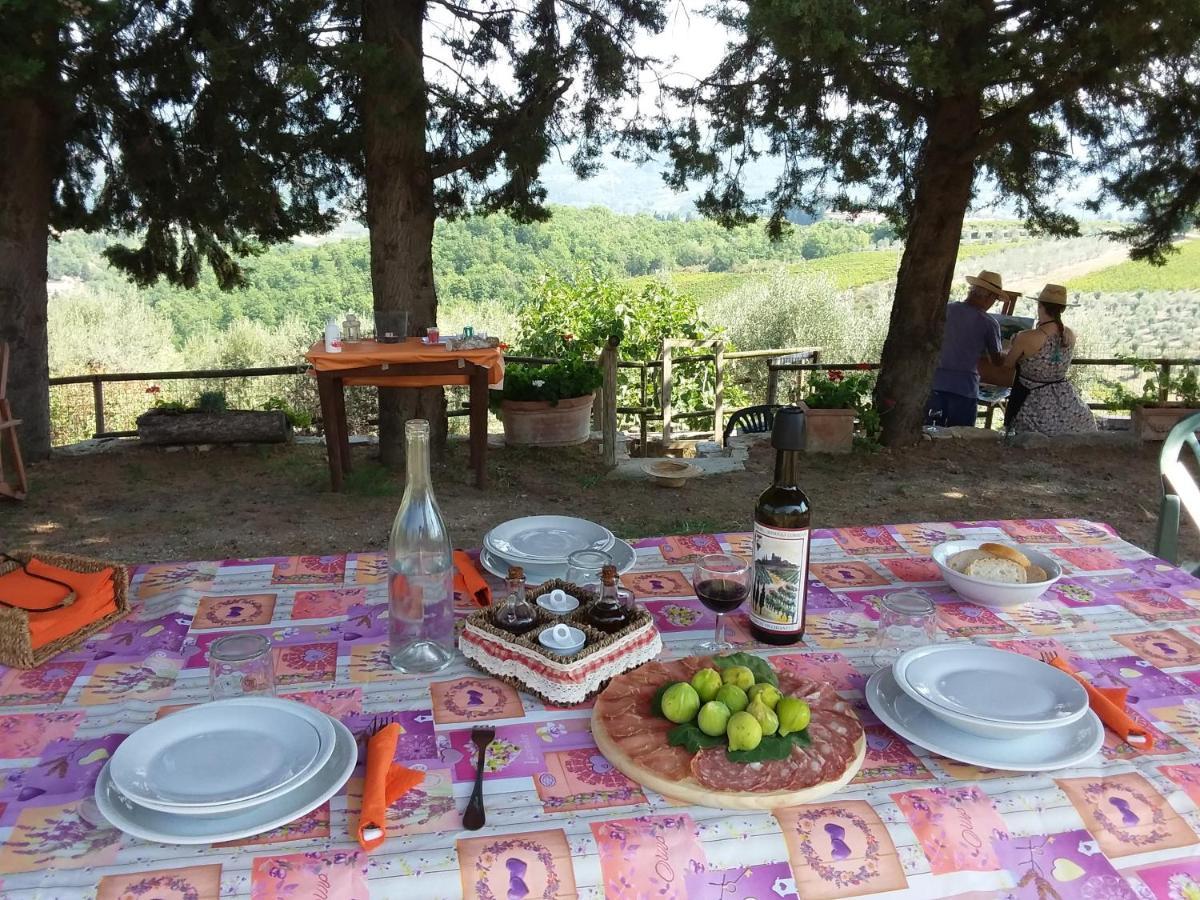 Готель Agriturismo Podere Somigli Di Lorenzo Correani Греве-ін-К'янті Екстер'єр фото